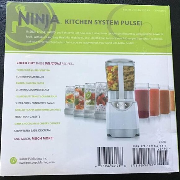 Ninja Kitchen System Pulse 150 Recipes.  SealedBra - Picture 2 of 3